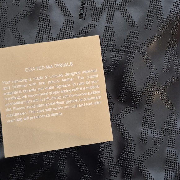 Michael Kors Delancy Studded Mirrored Metallic Chain-Link Strap Tote PLUS Wallet - Picture 9 of 16